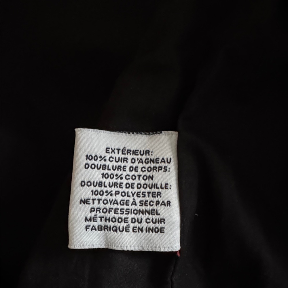 Walter Baker Leather Biker Jacket S - Picture 12 of 13